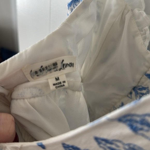 For love and lemons Maisie Floral Blue and White mini Dress - Picture 13 of 13